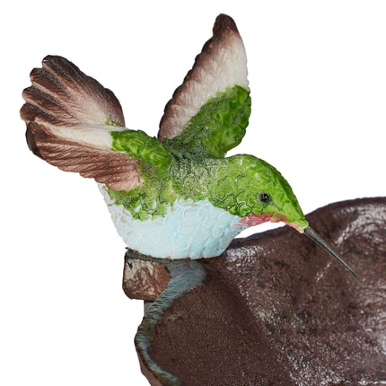 Vogelbad aus Gusseisen mit Erdspieß