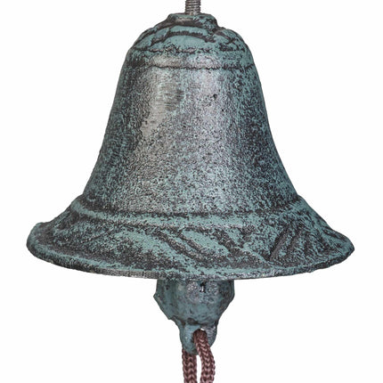 Sonnette en fonte avec motif de bateau