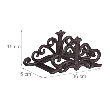 Cast iron hose holder for wall