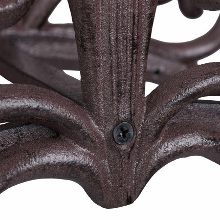 Cast iron hose holder for wall