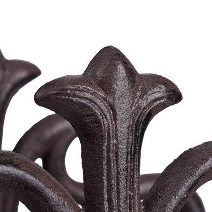 Cast iron hose holder for wall
