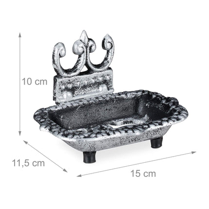 Cast iron soap dish