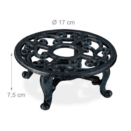 Cast iron teapot