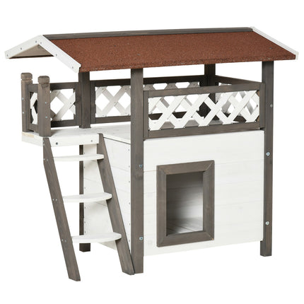 Cat House - Spruce Wood, insulated, indoor and outdoor use