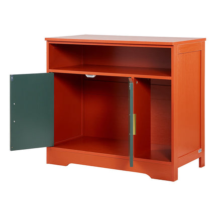 Cat Litter Box Enclosure Cabinet, 31-Inch, Shelf Storage