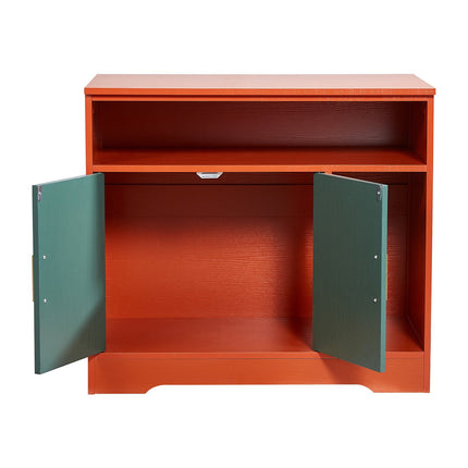 Cat Litter Box Enclosure Cabinet, 31-Inch, Shelf Storage