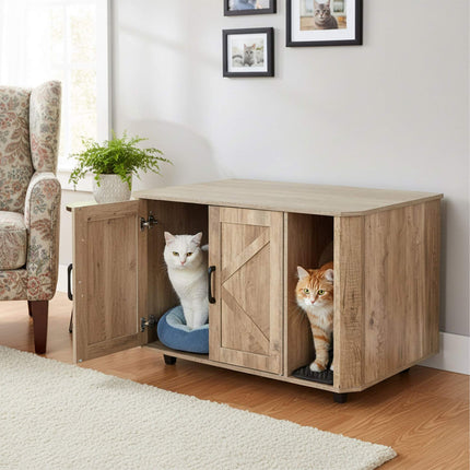 Katzenklo-Schrank – diskret, geräumig, multifunktional