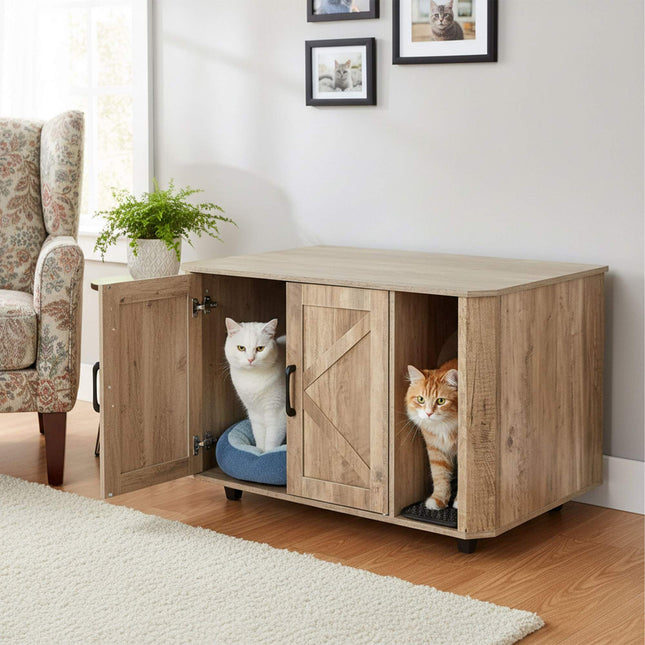 Katzenklo-Schrank – diskret, geräumig, multifunktional