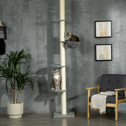 Nastavitelná tyč na shrnování sněhu ze střechy, 230-250 cm, šedá/krémová