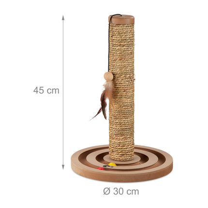 Cat Scratching Post with Toy Rope and Board