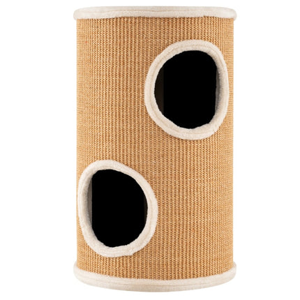 Cat Tower with Sisal Scratching Board & 3 Hideouts