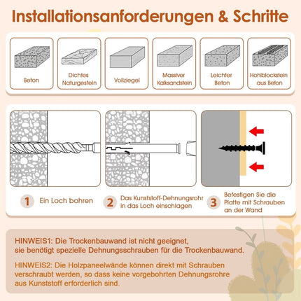 Katzen-Kletterwand-Set mit Hängematte, Kratzstämmen und Haus