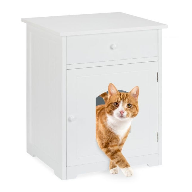 Cat cabinet with drawer