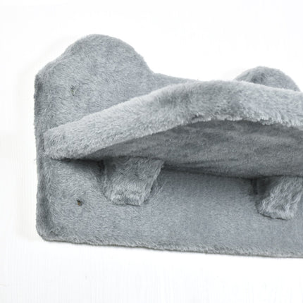 Katzenkletterwand-Set mit Kratzbaum und Hängematte