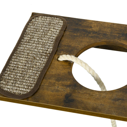 Katzenwand-Kletterset, 8-teilige Möbel mit Sisalkratzbaum