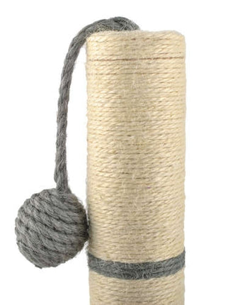 Cat scratching post - gray post, 45 cm