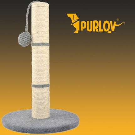 Cat scratching post - gray post, 45 cm