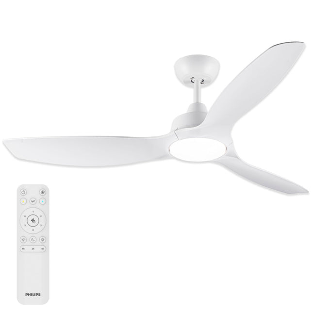 Deckenventilatorleuchte 132 cm, dimmbare LED, Fernbedienung