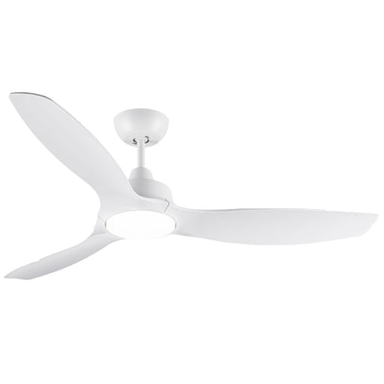 Stropní ventilátor se světlem, nastavitelná bílá LED, Ø135 cm, dálkové ovládání