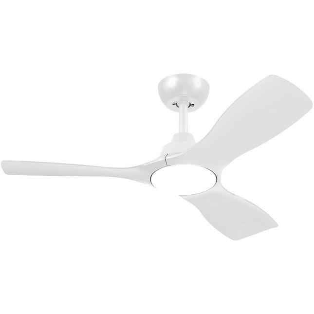 Deckenventilator mit LED-Beleuchtung 106 cm, Fernbedienung, Weiß