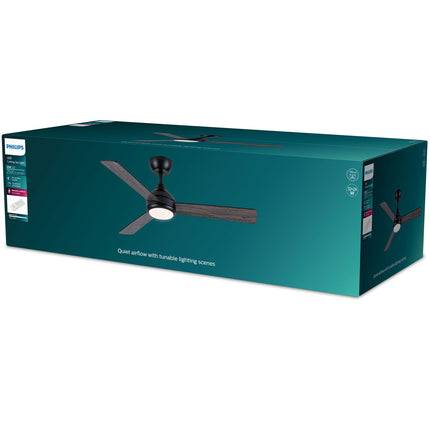 Deckenventilator mit LED-Beleuchtung, 132 cm, Fernbedienung, umschaltbare Rotorblätter