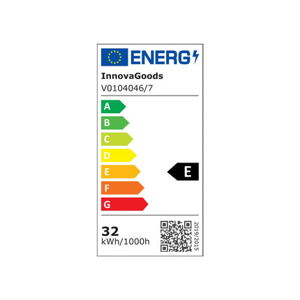 Deckenventilator mit LED-Beleuchtung, Fernbedienung, 4 versenkbaren Flügeln