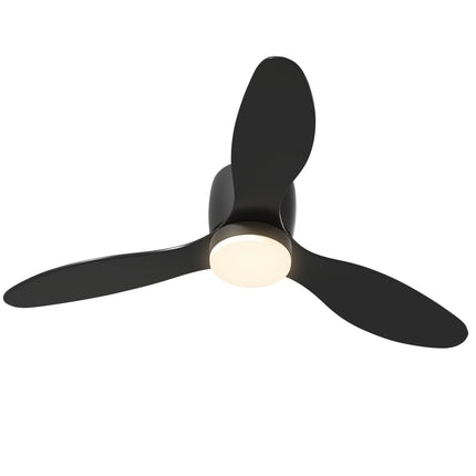 Deckenventilator mit Licht, Fernbedienung und Timer - 115 cm, 6 Geschwindigkeiten