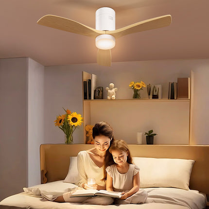 Deckenventilator mit LED-Beleuchtung & Fernbedienung, 117 cm, Reversibel
