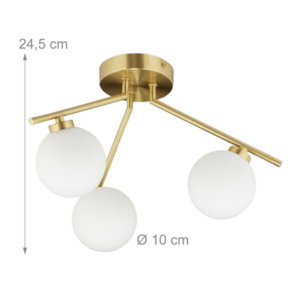 Ceiling lamp, 3-armed