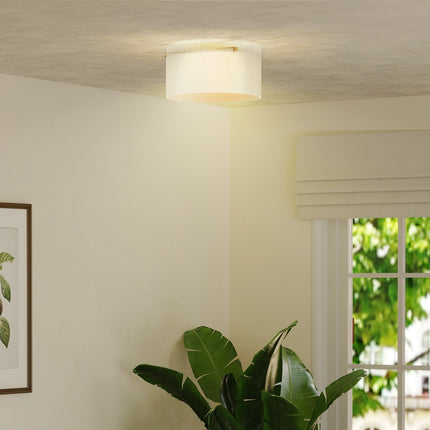 Stropní lampa, akrylové stínítko, kov, kompatibilní s halogen/LED