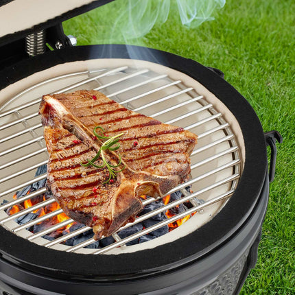 Ceramic Kamado Grill – Versatile for Grilling & Baking