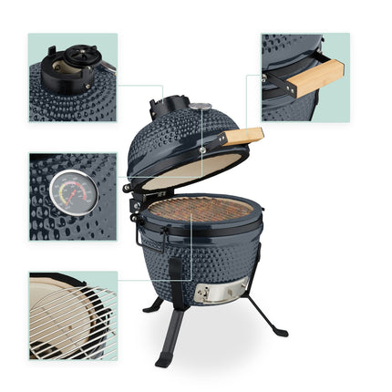 Ceramic Kamado Grill – Versatile for Grilling & Baking