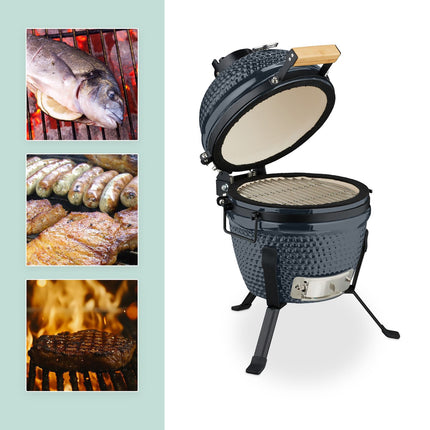 Ceramic Kamado Grill – Versatile for Grilling & Baking