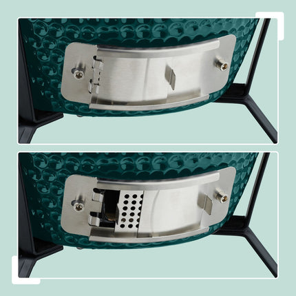 Ceramic Kamado Grill – Versatile for Grilling & Baking
