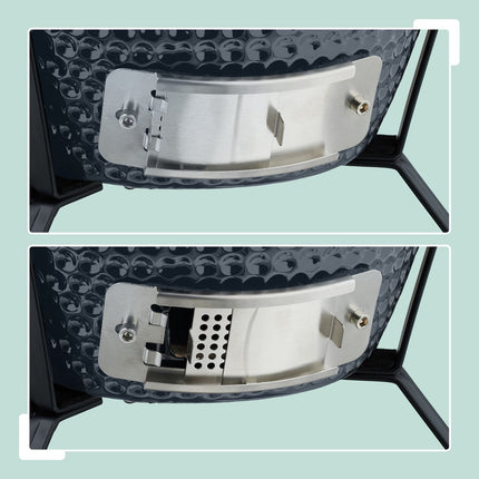 Ceramic Kamado Grill – Versatile for Grilling & Baking