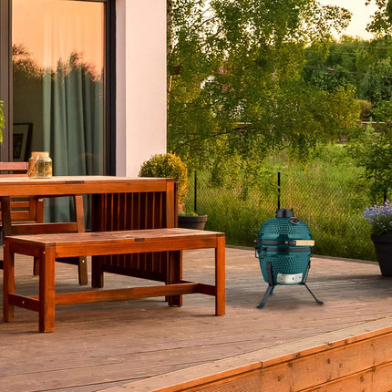 Ceramic Kamado Grill – Versatile for Grilling & Baking