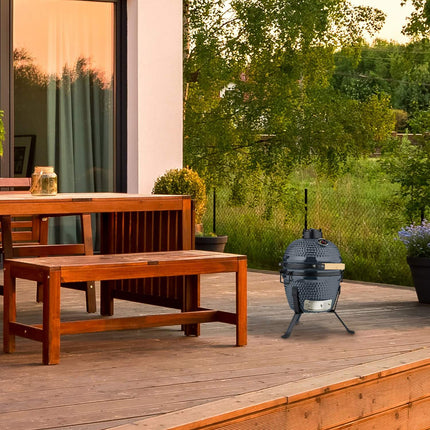 Ceramic Kamado Grill – Versatile for Grilling & Baking