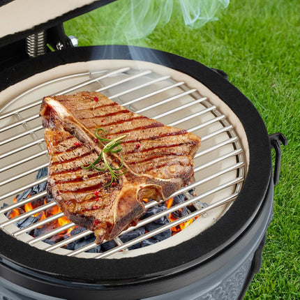 Ceramic Kamado Grill – Versatile for Grilling & Baking