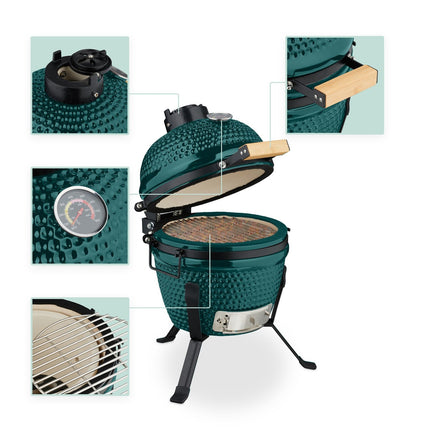 Ceramic Kamado Grill – Versatile for Grilling & Baking