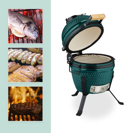Ceramic Kamado Grill – Versatile for Grilling & Baking