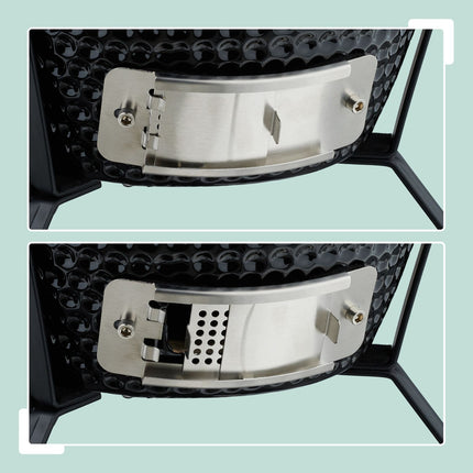 Ceramic Kamado Grill – Versatile for Grilling & Baking