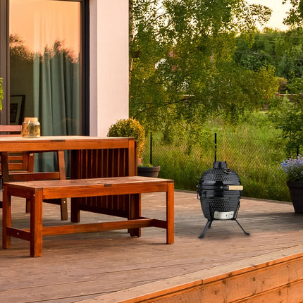 Ceramic Kamado Grill – Versatile for Grilling & Baking