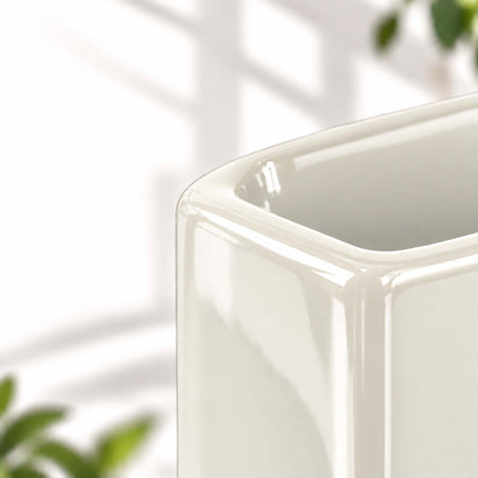 Ceramic Radiator Humidifier Set of 4 with Hooks, 400 ml, Cream