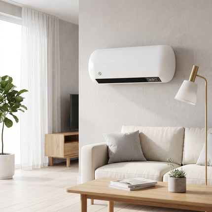 Ceramic Wall Heater 2000W with Thermostat & Remote