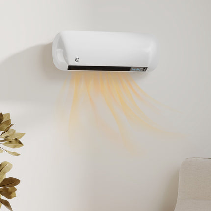 Ceramic Wall Heater 2000W with Thermostat & Remote