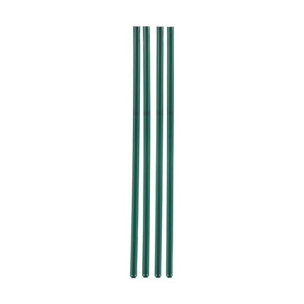 Chain Link Fence Privacy Slats, Bottom-Locking HDPE, Green