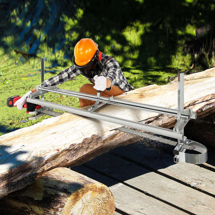 Chainsaw Mill, 14-48 In Guide Bar, 0.2-11.8 In Cut