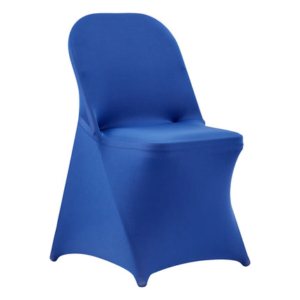 Chair Covers, 50 Pack Blue Stretch Polyester Spandex