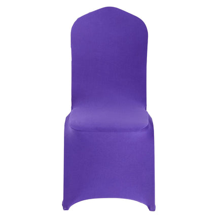 Chair Covers, 50-Pack Purple Stretch Spandex Slipcovers