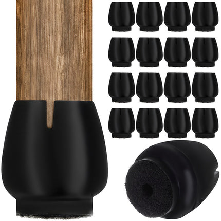 Stuhlbeinauflagen mit Filz - 16er Set 